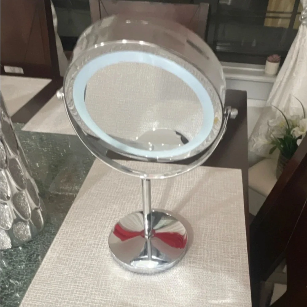 Silver Vanity Mirror